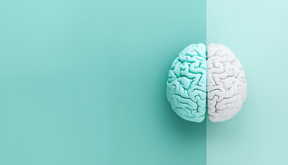 clean website landingpage for a brain supplement use a blue and lightgreen color scheme