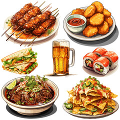 Fast Food Dishes with Rice 2