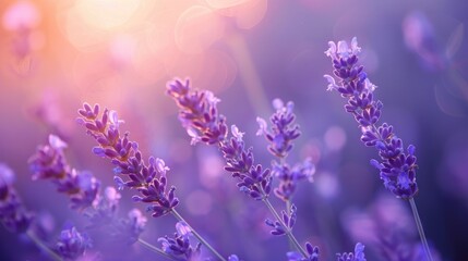 Fototapeta premium Lavender gradient for a sophisticated touch in presentations and websites.