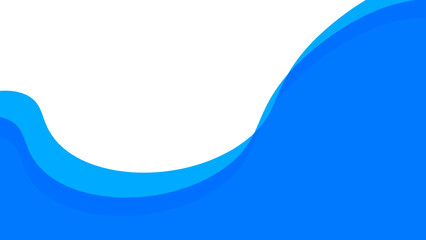 Simple minimal blue wave abstract background. Abstract background with dynamic effect. Trendy gradients. Can be used for advertising, banner, cover, flyer, card. vector Illustration