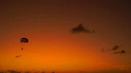 Red purple orange blue pink sunset sky cloud Red purple cloudscape background Dark red purple sunset sky cloud  background day night Dramatic sunset sky Patong Phuket Thailand.