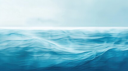 Fototapeta premium Subtle variations of blue merging seamlessly, perfect for illustrating balance and serenity.