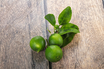 Fresh juicy ripe green lime