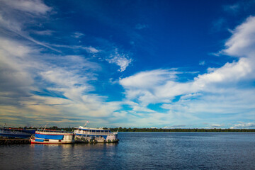 A view of the Rio Negro in the Brazilian Amazon, its beauty, charms and environmental threats. The Amazon is a biome and ecosystem that is fundamental to the world and the fight against climate change