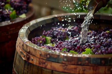 Wine Making Process in Action Generative AI