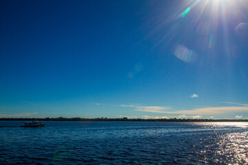 Scenic Views of the Negro River: Discover the tranquil beauty and rich biodiversity of this Amazonian tributary, ideal for travel and environmental-themed projects