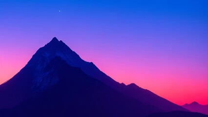 Obraz premium Beautiful scenery of mountains