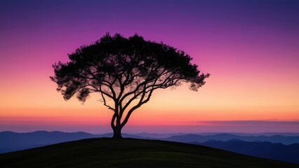 Beautiful scenery of mountains