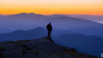 Fototapeta premium Beautiful scenery of mountains