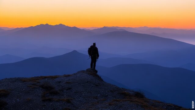 Beautiful scenery of mountains