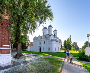 Suzdal, Russia, The Golden Ring: The famous landmark of the ancient Russian city of Suzdal is the...