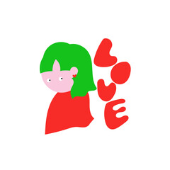 a person in love with