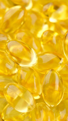 Omega 3 capsules or fish oil