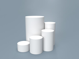 Studio Scene For Product Display. Product Presentation Display. Mock Up. 3D Render Illustration. 