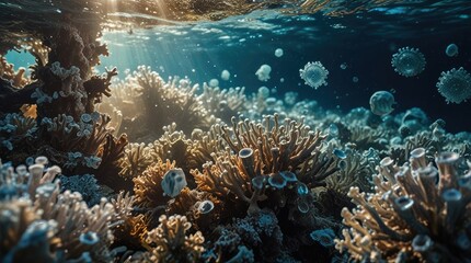 Obraz premium coral reef in the sea