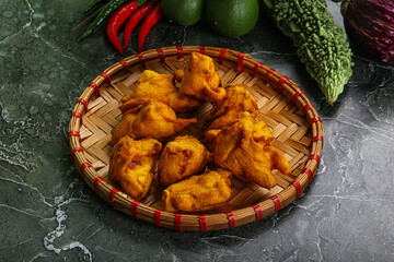 Indian cuisine - paneer pakora cheese