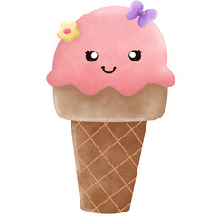 Desserts & Sweet Foods Flat Design Icon Set