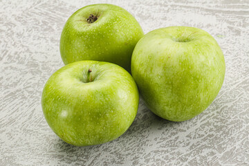 Sweet and juicy green apple