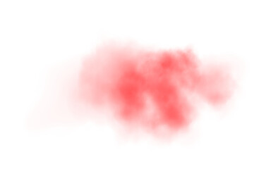 Red fog in slow motion. Realistic atmospheric red smoke. Red fume slowly floating rises up. PNG.
