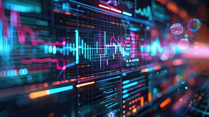 Fototapeta premium Digital health data analysis concept