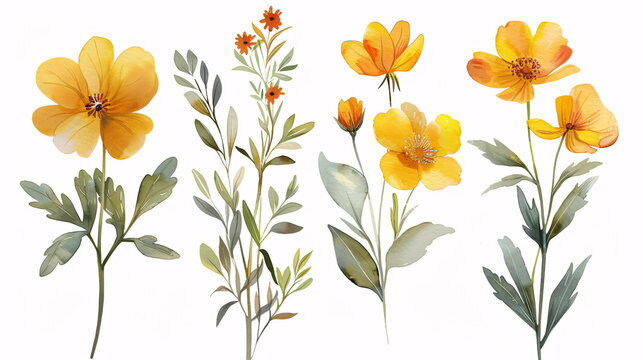 Elegant nursery wall decor with sweet phrase and botanical illustration