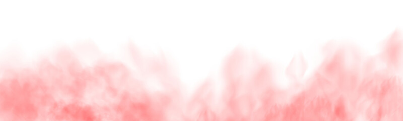 Red fog in slow motion. Realistic atmospheric red smoke. Red fume slowly floating rises up. PNG.
