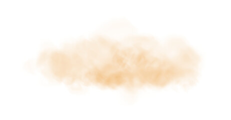 Yellow fog in slow motion. Realistic atmospheric yellow smoke. Yellow fume slowly floating rises up. PNG.
