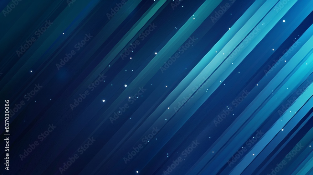 Poster an artistic depiction of dynamic blue streaks in a linear pattern, perfect for a modern and sleek ba
