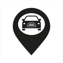 GPS car tracker icon. Vehicle Location icon