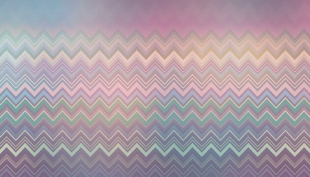 wundersch&ouml;nes abstraktes Zick Zack Muster Pastell Faben als Banner oder Hintergrund - ki generiert