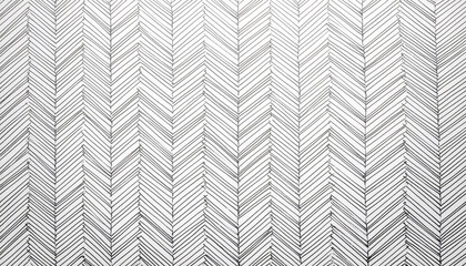 wunderschönes abstraktes Zick Zack Muster gezeichnet mit Bleistift als Banner oder Hintergrund - ki generiert