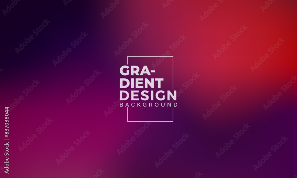 Aufkleber abstract modern gradient red and orange blurred in mesh background