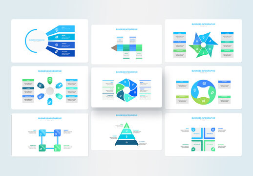 Business Infographic Design Template Set