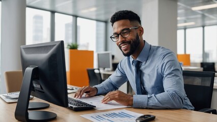 A human resources office processing payroll, managing employee benefits, and overseeing recruitment efforts to attract top talent to the organization