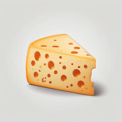 Mozarela Cheese Cartoon Design Very Delicious