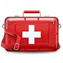 Obraz premium Health insurance concept. People magnifier holding plus and healthcare medical icon, health and access to welfare health concept. High quality AI generated image