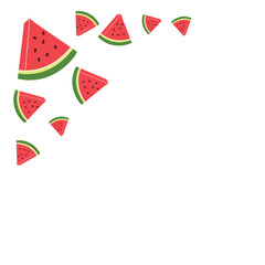Watermelon corner arrangement