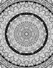 Full Page Mandala Letter Size for Coloring Pages Mandala, Adult, Kids, Lined Pages inspired by Islam Arabic Pakistan Indian. For Publishing Use ADULT Mandala Relaxing Coloring Pages Print