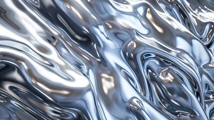 abstract silver liquid metal background