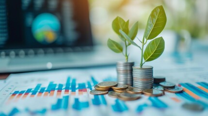 Inflation and Investment: Depicting the impact of inflation on investment returns and returns, as well as investment strategies to protect against inflation risks --no text --ar 16:9 --quality 0.5 Job