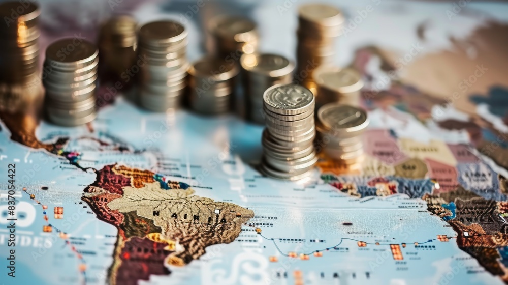Poster inflation in the global economy: visualizing differences in inflation rates between different countr