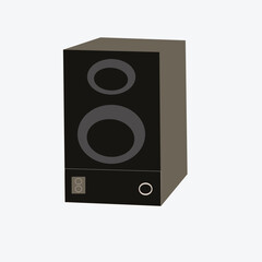 Obraz premium speakers isolated on white background