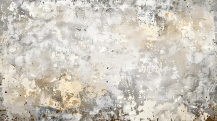 Obraz premium Abstract grungy wall with a mix of light and dark textures in gray and beige