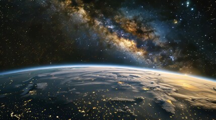 Obraz premium Earth and Space 