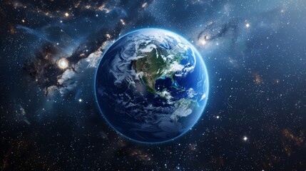 Obraz premium Earth and Space 