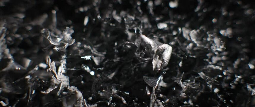 Metallic raspings erratic movement