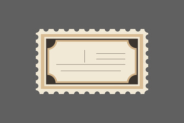 Retro ticket, coupon mockup. Template design for entertainment show, event, boarding pass.