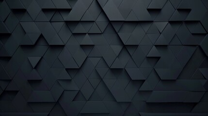 Abstract black background illustration with geometric graphic elements