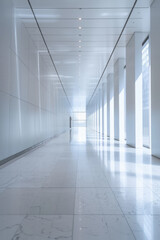 Liminal space, big empty public room, clean, empty, ultra realistic