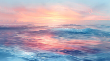 Obraz premium The photo is showing colorful sunset over the ocean.